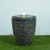 16.5" Vibrant Unique Large Stone Fountain with LED Flame Effect