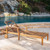 Set of 4 Orange and Brown Contemporary Outdoor Patio Rectangular Chaise Lounges 79"