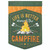 Double Applique 18" x 13" Outdoor Garden Flag - LIFE IS BETTER around the CAMPFIRE