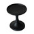 4" Black Contemporary Round Pillar Candle Holder - Small