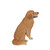 21" Sitting Golden Retriever Dog Outdoor Garden Statue