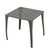 18.25" Bronze Classical Outdoor Patio Side Accent Table - Durability and Elegance for Your Outdoor Space