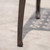 18.25" Bronze Classical Outdoor Patio Side Accent Table