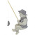 15" Frederic the Little Fisherman of Avignon Outdoor Garden Statue