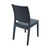 34" Gray Patio Wickerlook Stackable Dining Chair