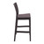 42.5" Coffee Brown Wickerlook Patio Bar Stool