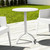 29" White Durable Round Outdoor Patio Dining Table