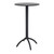 42.5" Black Durable Round Outdoor Patio Bar Table - Stylish, Resilient, and Versatile