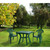 31" Green Square Outdoor Patio Dining Table