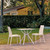 3-Piece White Recyclable Outdoor Patio Dining Set 35"