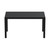 55" Black Patio Rectangle Dining Table