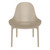 32.75" Taupe Brown Solid Patio Lounge Chair