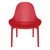 32.75" Red Solid Patio Lounge Chair