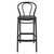 41.75" Black Solid Outdoor Patio Bar Stool