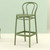 41.75" Olive Green Solid Outdoor Patio Bar Stool