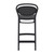 37.75" Black Outdoor Patio Counter Stool