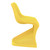 33.5" Yellow Outdoor Patio Dining Chair