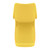 33.5" Yellow Outdoor Patio Dining Chair