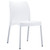 "Create a Magical Outdoor Dining Experience with 31.5" White Stackable Patio Armless Dining Chairs"