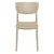 33" Taupe Brown Stackable Patio Dining Chair