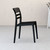 33" Black Transparent Outdoor Patio Dining Chair