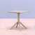 29.5" Taupe Brown Square Outdoor Patio Dining Table