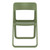 32.25" Olive Green Solid Outdoor Resin Folding Chair