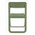 32.25" Olive Green Solid Outdoor Resin Folding Chair