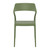 32.75" Olive Green Solid Patio Dining Chair