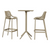 Elevate Your Space - 3-Piece Taupe Brown Patio Bar Set!
