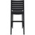 42.5" Black Solid Refined Patio Bar Stool