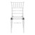 32" Clear Transparent Armless Dining Chair