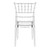 32" Clear Transparent Armless Dining Chair