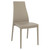 Sophisticated 37" Taupe High Back Dining Chairs for Modern Interiors and Exteriors