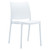 Elegant and Durable 32" White Outdoor Patio Solid Dining Chair