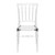 32" Clear Transparent Stackable Outdoor Patio Dining Chair