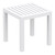 7-Piece White and Black Outdoor Patio Seating Set with Cushions 36"