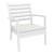 35" White Outdoor Patio XL Club Armchair with Cushion