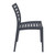 33" Gray Stackable Outdoor Patio Dining Chair