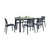Elevate Your Outdoors: 7-Piece Gray Rectangular Patio Dining Set