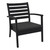 7-Piece Charcoal Black Outdoor Patio Seating Set with Cushions 36"