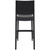 42.5" Black Solid Patio Bar Stool