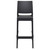 42.5" Black Solid Patio Bar Stool