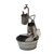 28.25" Brown and Gray Electric Water Fountain