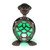 Set of 2 Blue and Green Solar Powered Turtle Lanterns 14.5"