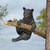 15" Climbing Bear Cub in a Branch Outdoor Garden Statue