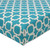 Trellis Outdoor Patio Chaise Lounge Cushion - 72.5" - Teal and White