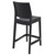 38.5" Black Solid Patio Counter Stool