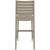 42.5" Taupe Brown Solid Refined Patio Bar Stool
