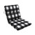 Buffalo Check Outdoor Fade-Resistant Patio Chair Cushion - 40.5" - Black and White